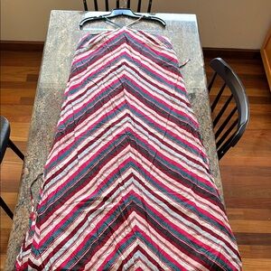 LOFT Vibrant Striped Maxi Drwss